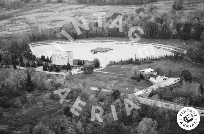 Crest Drive-In Theatre - Vintage Aerial (newer photo)